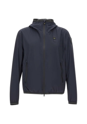 Blauer Farrin hooded windbreaker - Blue