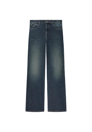 Courrèges washed wide-leg jeans - Blue