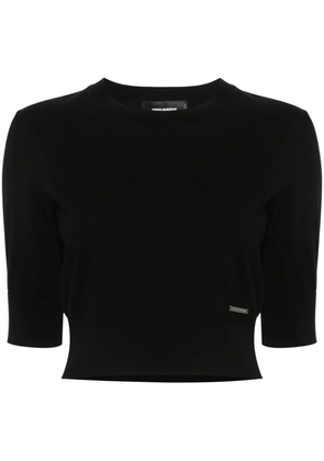 DSQUARED2 cropped sweater - Black