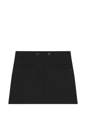 Courrèges tailored mini skirt - Black
