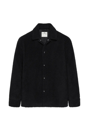 Courrèges wool-blend shirt jacket - Black