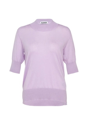Jil Sander mock-neck cashmere top - Purple
