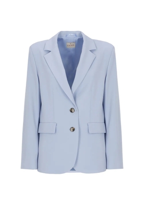 EMME single-breasted notched-lapels blazer - Blue