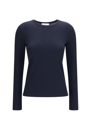 Max Mara ribbed long-sleeve T-shirt - Blue