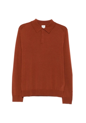 Paul Smith long-sleeve polo shirt - Brown