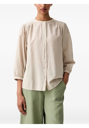 Marc O'Polo striped seersucker blouse - Neutrals