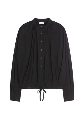 DRIES VAN NOTEN loose cotton blouse - Black