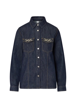 LIU JO slim fit denim shirt - Blue