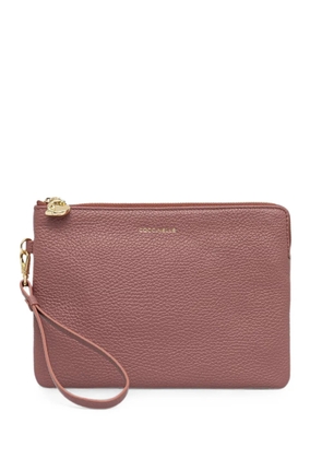 Coccinelle grained leather pouch bag - Pink