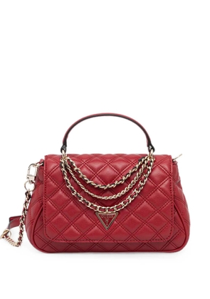 GUESS USA Giully chain-link tote bag - Red