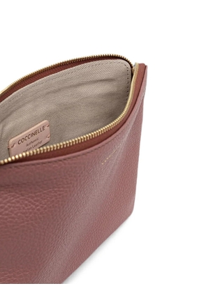 Coccinelle grained leather pouch bag - Pink