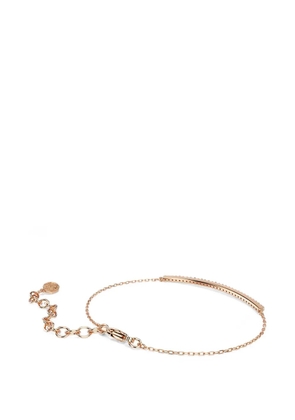 Swarovski crystal-embellished chain-link bracelets - Pink