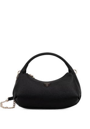 GUESS USA Gilda logo-plaque chain-link shoulder bag - Black