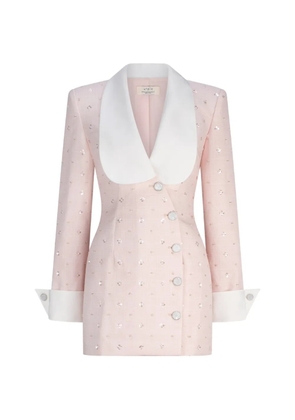 Atoir crystal-embellished double-breasted dress - Pink