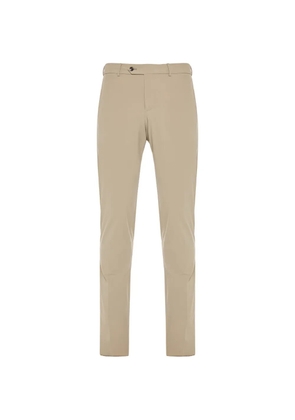 PT Torino elasticated-waistband button-fastening trousers - Neutrals