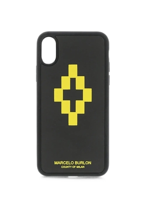 COUNTY OF MILAN Marcelo Burlon Cross 3D iPhone case - Black