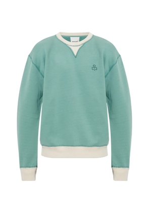 MARANT Miker logo-embroidered sweatshirt - Green