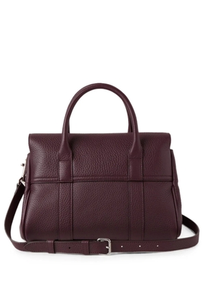 Mulberry Bayswater grained calf leather shoulder bag - Purple
