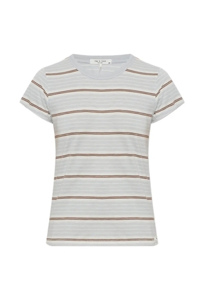 rag & bone striped cotton T-shirt - White