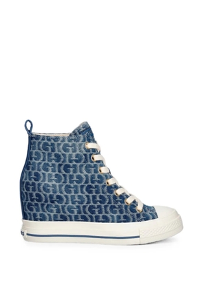 GUESS USA Sundae logo-print sneakers - Blue