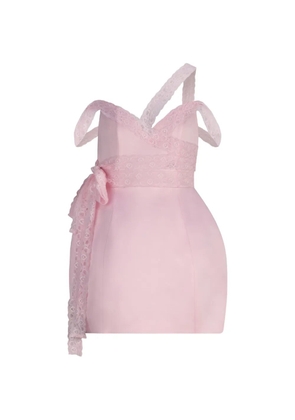 Atoir lace-trimmed off-shoulder dress - Pink