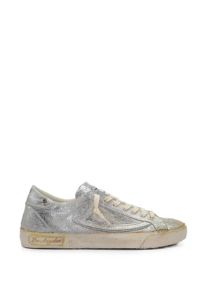 Htc Los Angeles Vipers distressed-finish low-top sneakers - Silver