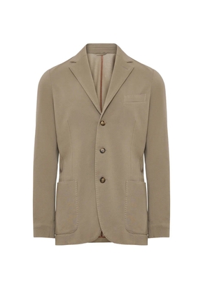 Enrico Mandelli notched-lapel single-breasted blazer - Neutrals