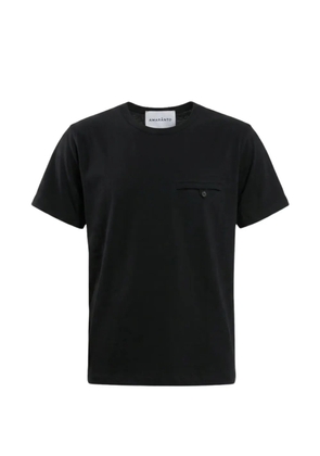 AMARANTO button-pocket T-shirt - Black