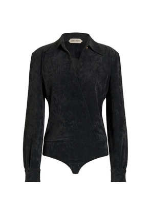 Alberta Ferretti long-sleeved bodysuit - Grey
