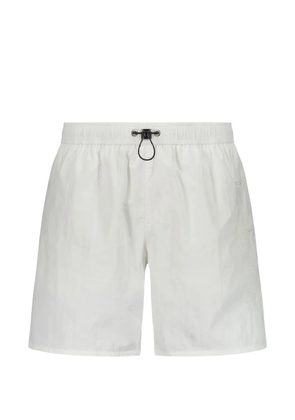 Iceberg logo-print drawstring swim shorts - White