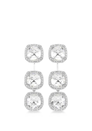 Swarovski Una Angelic crystal-embellished drop earrings - Silver