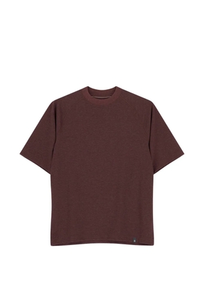 Boggi Milano T-shirt in piqué cotton-blend mélange B-Tech - Red