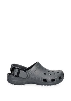 Crocs perforated buckle-strap mules - Grey