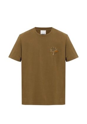 MARANT Honore embroidered T-shirt - Brown