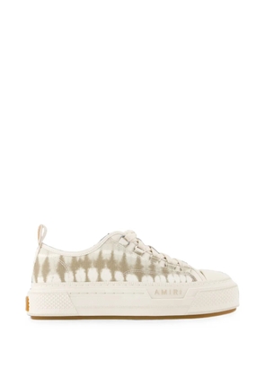 AMIRI Court tie-dye lace-up sneakers - Neutrals