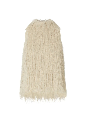LIU JO fringed top - Neutrals