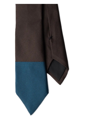Prada silk tie - Brown