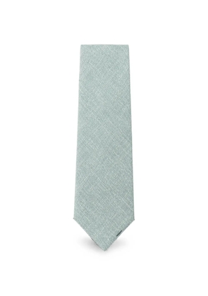 Corneliani textured-finish silk tie - Blue