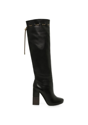 Lanvin drawstring knee-high boots - Black
