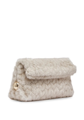 LIU JO Riccy bag in faux fur - Neutrals