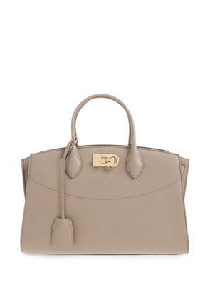Ferragamo large Studio tote bag - Brown