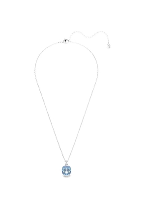 Swarovski crystal-pendant necklace - Silver