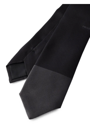 Prada silk tie - Black