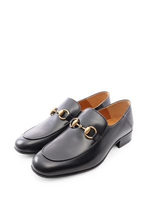 Gucci Pre-Owned Horsebit leather loafers - Black