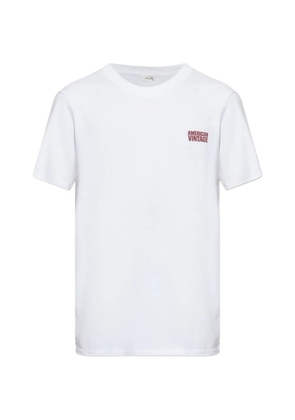 American Vintage Ykobow logo-print T-shirt - White
