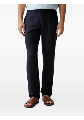 GUESS USA pressed-crease straight-leg trousers - Blue