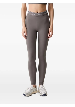 GUESS USA logo-waistband leggings - Grey