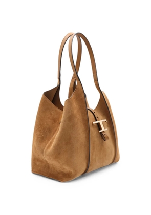 Tod's T Timeless leather tote bag - Neutrals