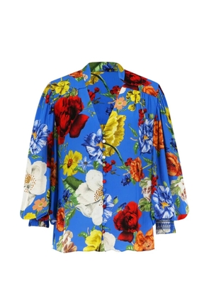alice + olivia Serena floral-print blouse - Blue
