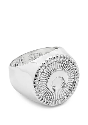 Marine Serre Moon signet ring - Silver
